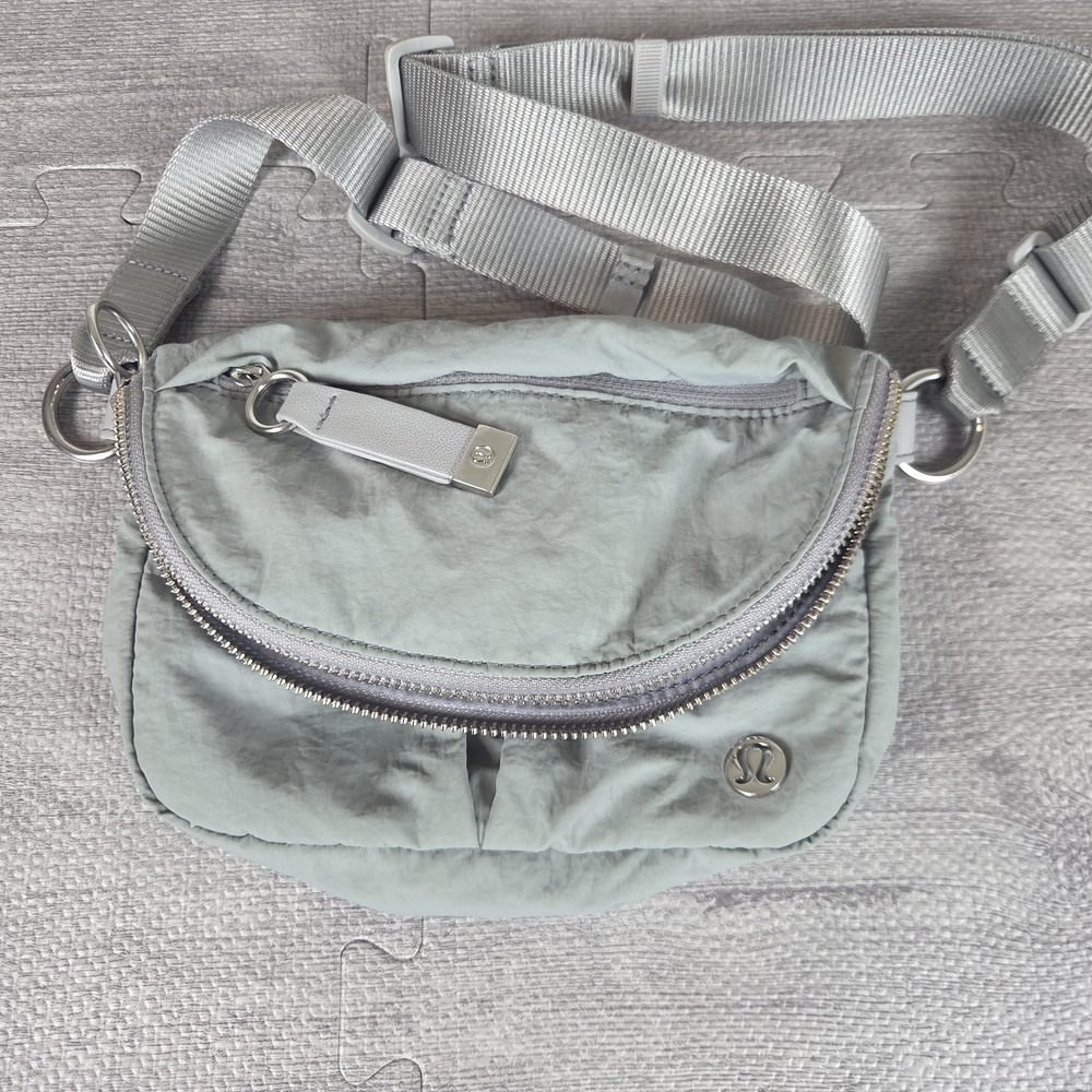 lululemon athletica Light Sage Green Crossbody Bag
